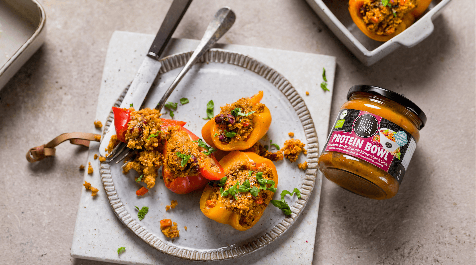 Rezept: Gefüllte Paprika mit Couscous
