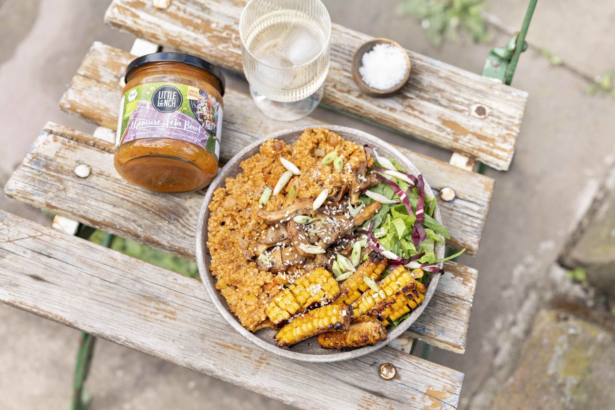 Rezept: Gemüse Feta Bowl mit Quinoa
