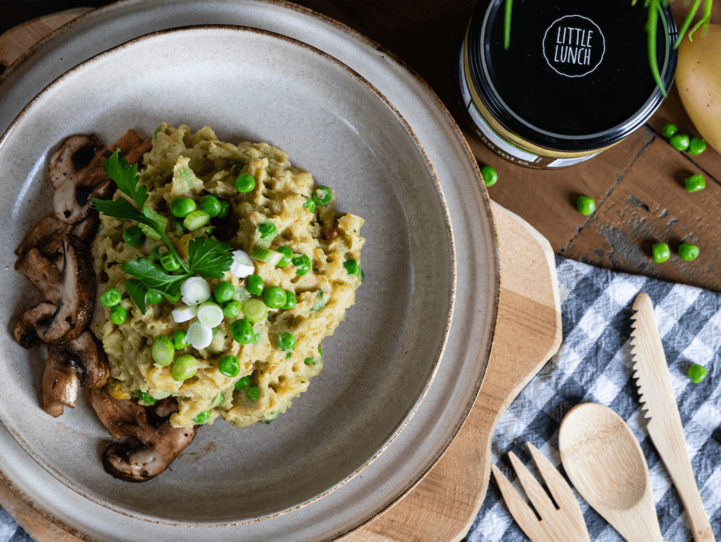 Hüttenrezept: Erbsen-Kartoffelpüree