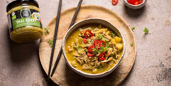 Fruchtiges Thai Curry mit Jackfruit