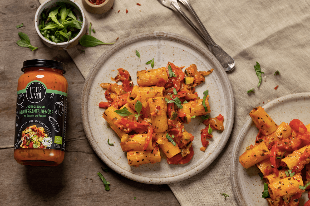 Rezept: Ratatouille Gemüse Pasta