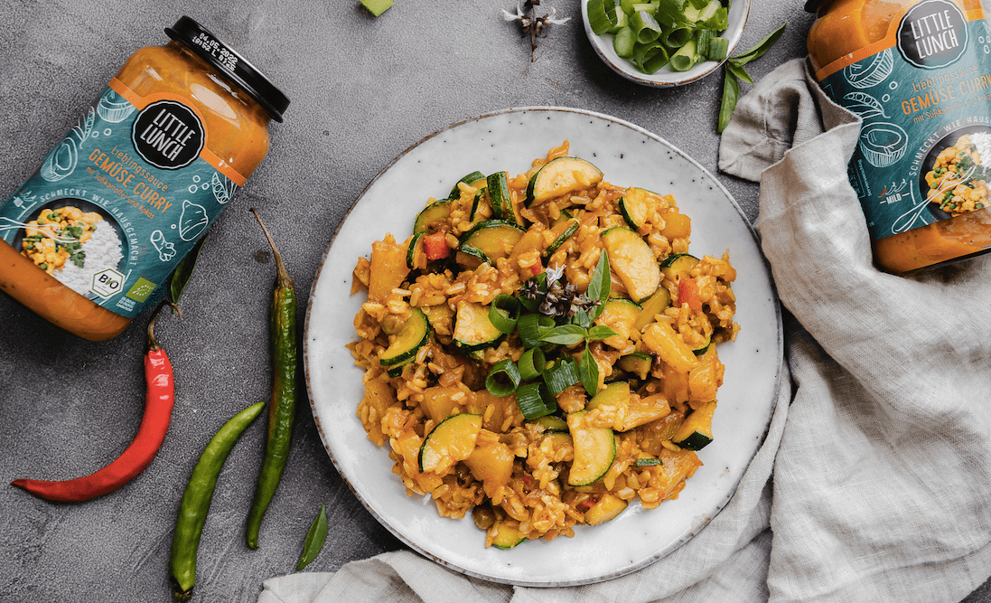 Rezept: Gebratener Reis mit Ananas