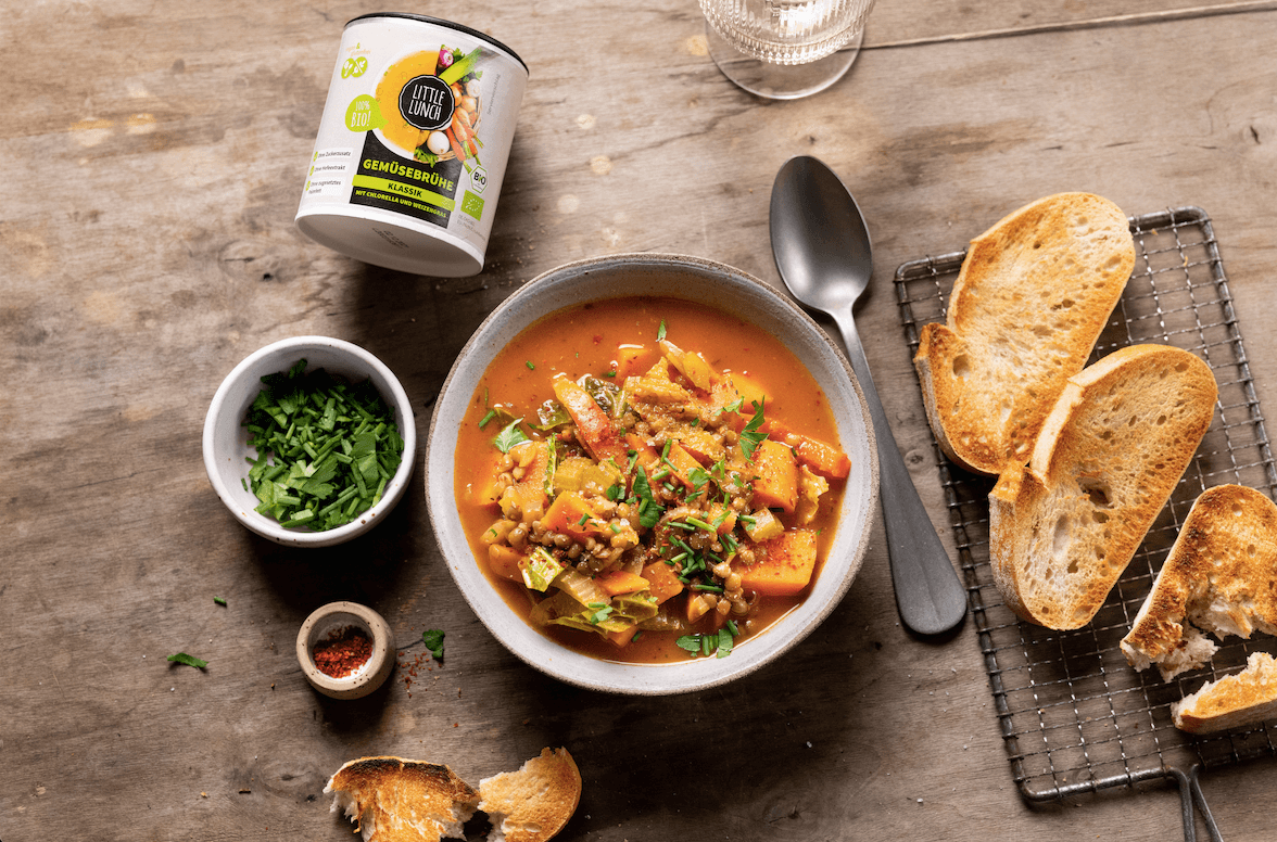 Rezept: Wirsing-Linseneintopf