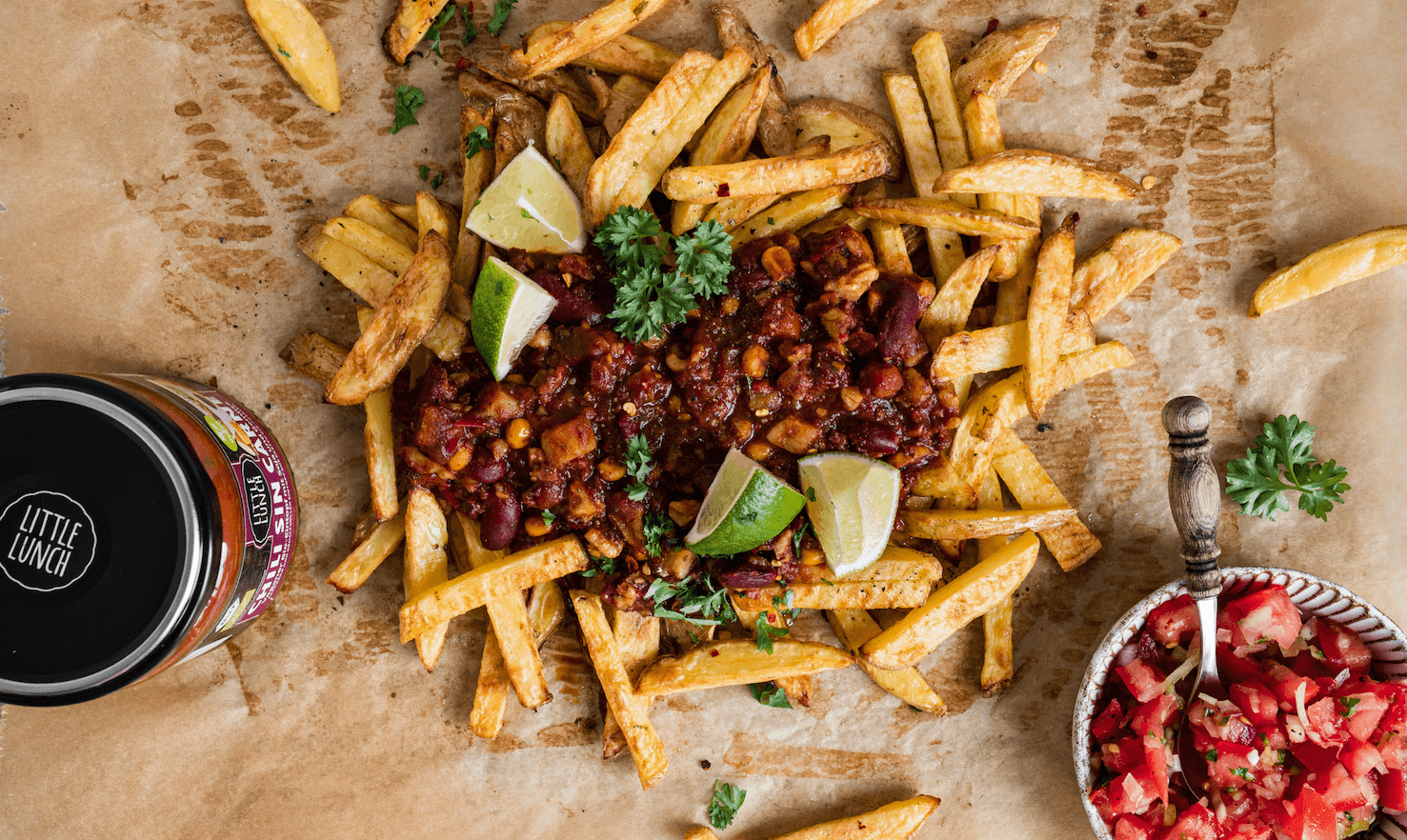 Rezept: Feurige Chili Fries mit Tomaten-Salsa