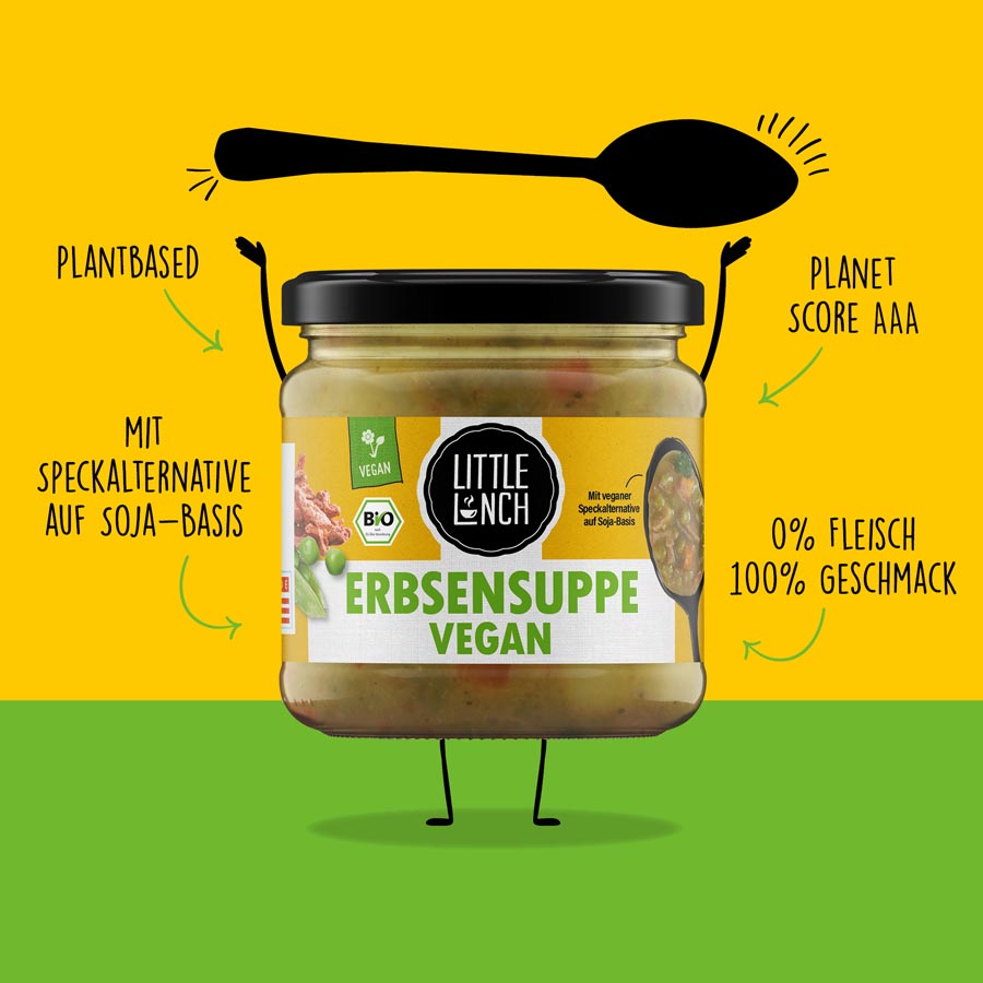 Erbsensuppe Vegan Bio – Little Lunch