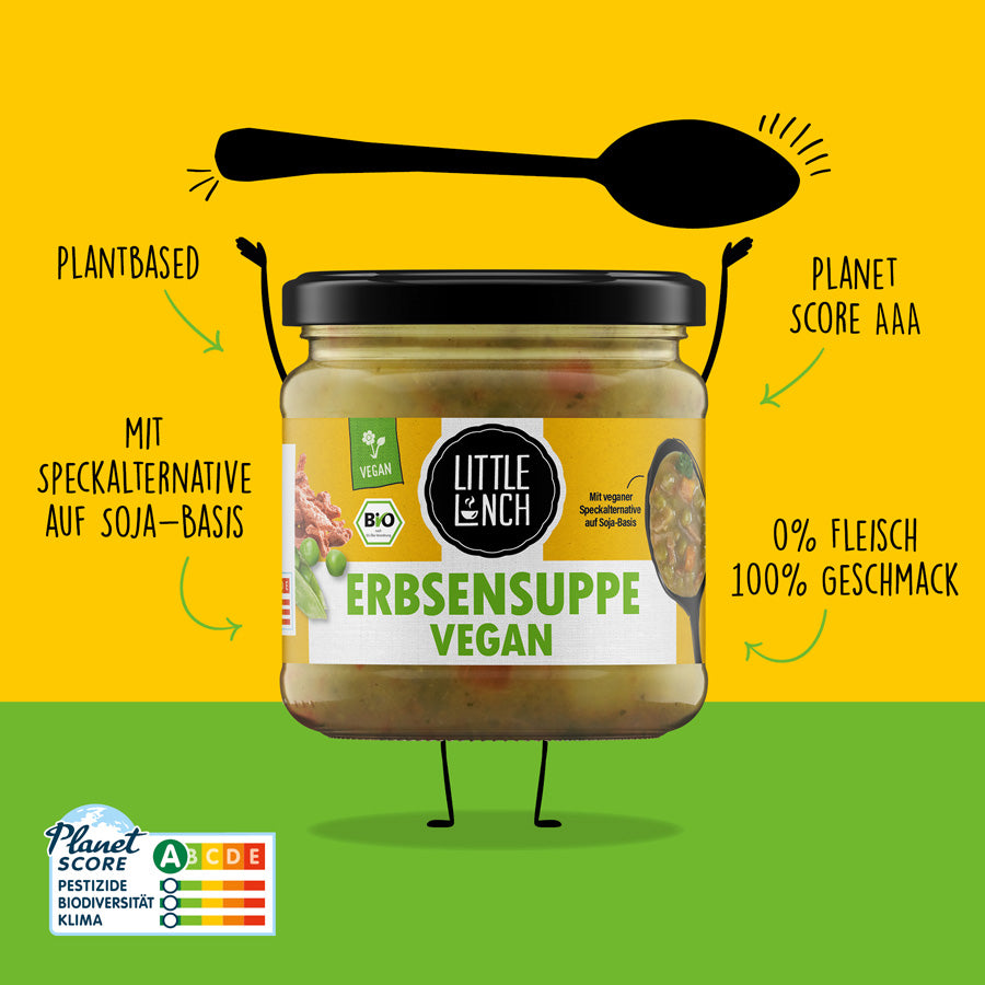 Erbsensuppe Vegan Bio – Little Lunch