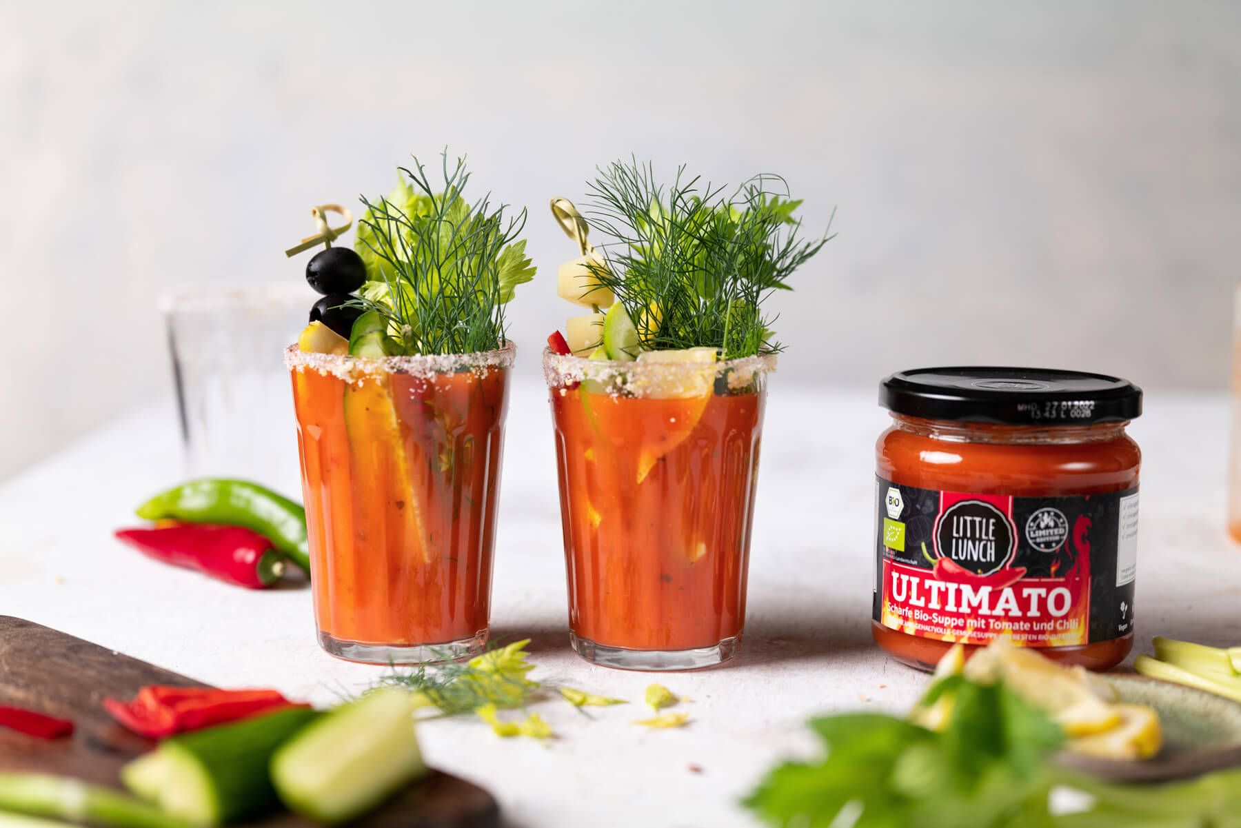 Rezepte mit der Ultimato Tomatensuppe- Ultimato Bloody Mary