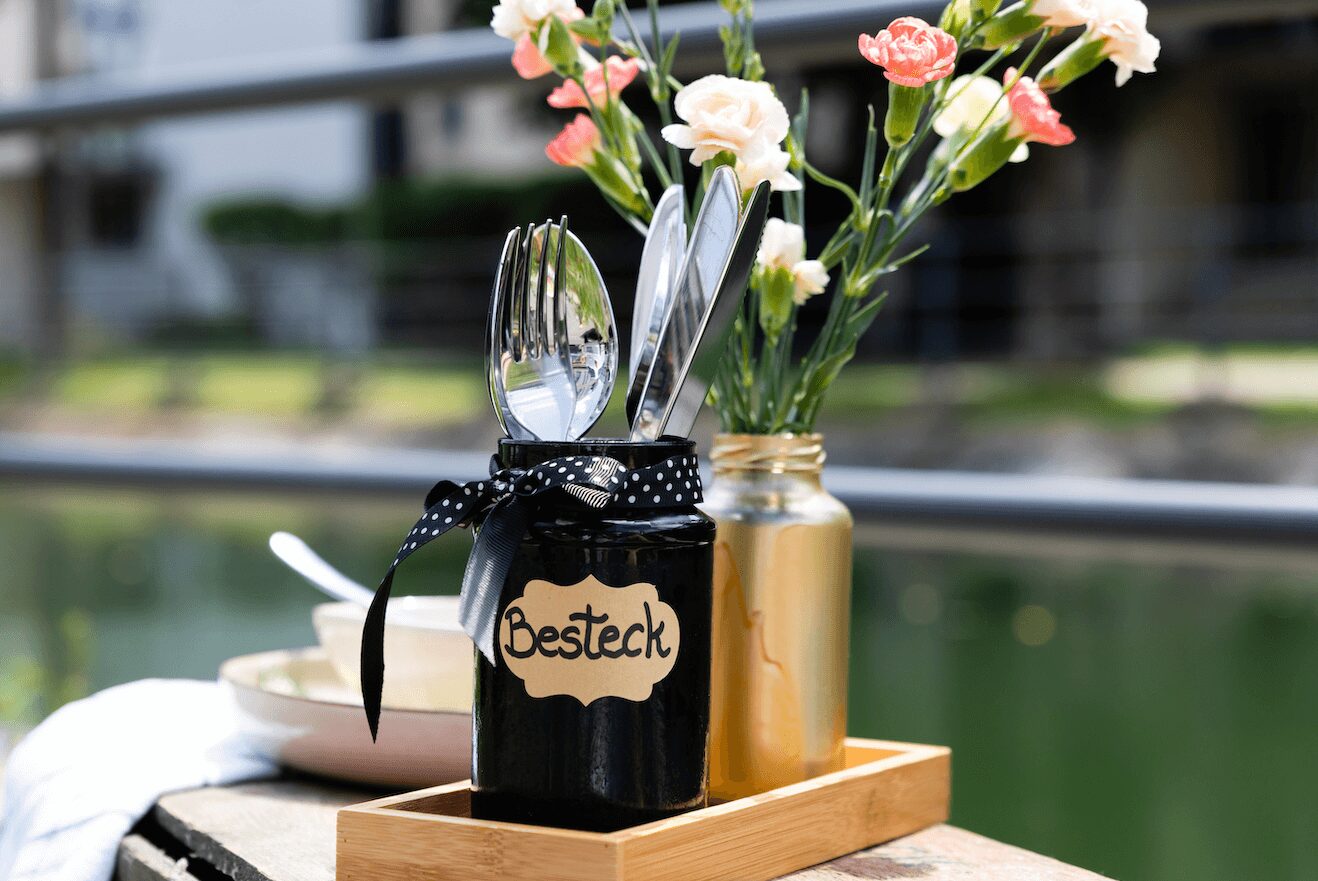 Grill DIY Deko Besteckhalter