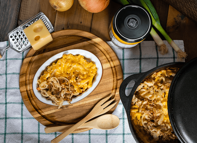 Hüttenrezept: Käsespätzle Hu ttenrezept Ka sspatzen Ka seschmankerl 2