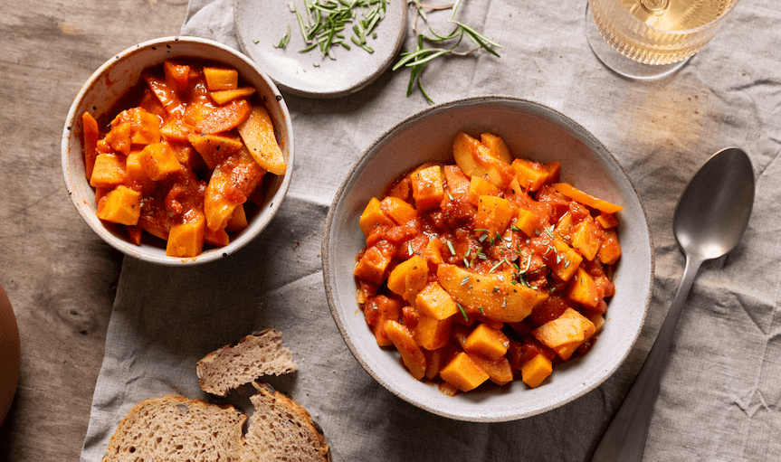 Rezept: Winterliche Ratatouille Winterliches Ratatouille mit Tomatensauce