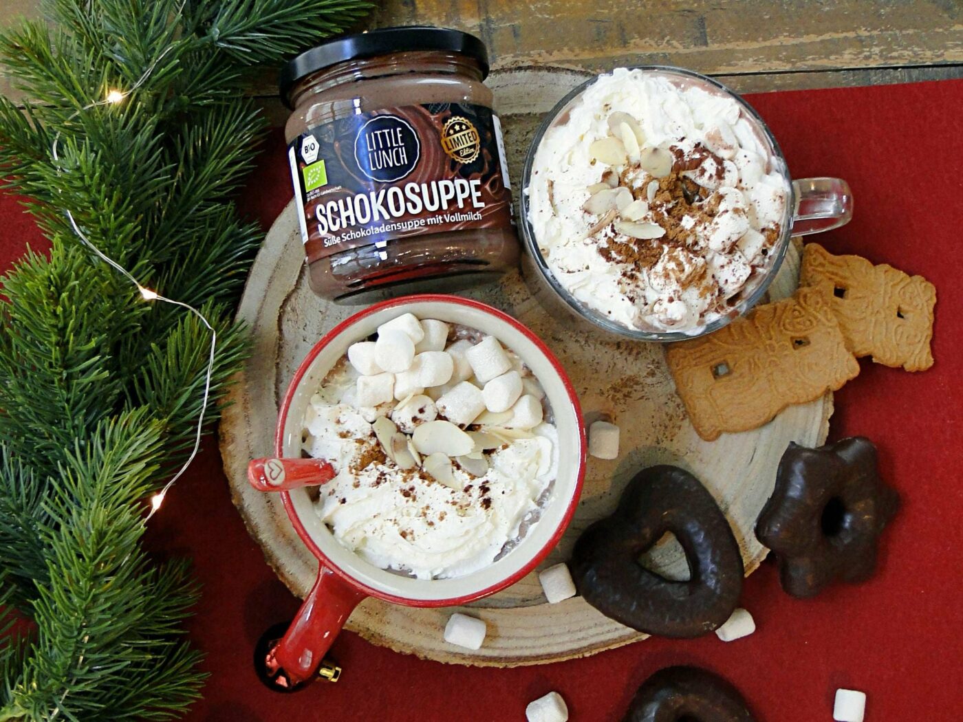 Rezept: Heiße Schokolade mit Sahne schokii